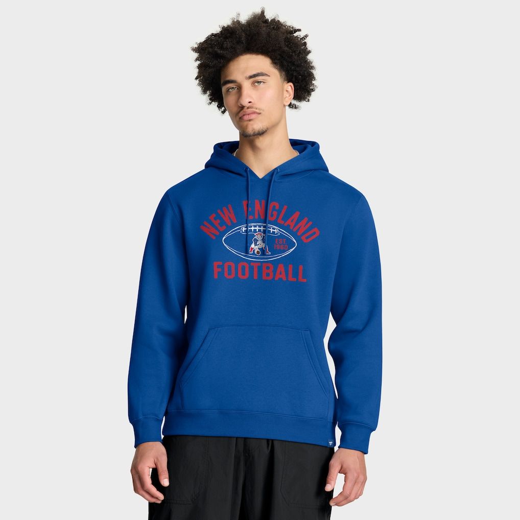 Men 2026 NFL New England Patriots blue Hoodie hooded style 01